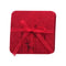 Underlägg, 4/set, 10x10cm, Röd