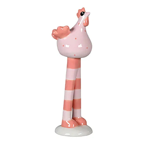 Kyckling, H 20,4 cm, B 7,6 cm, D 7,1 cm, Rosa