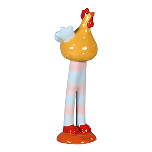 Kyckling, H 18,1 cm, B 6,7 cm, D 6,3 cm, Gul