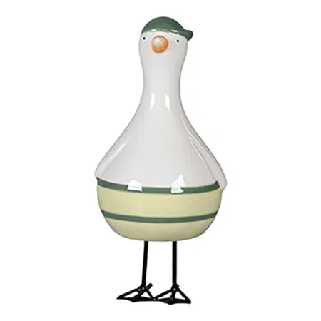 Mås för dekoration, H15cm, Beige