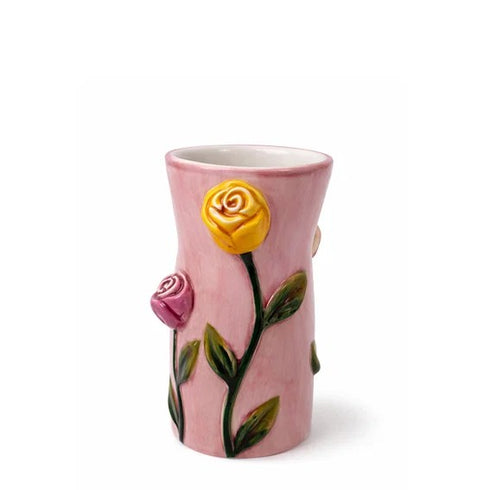 Vas, Blomma, rosa, H12cm