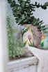 Vas, Blomma, vit, H17cm