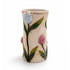 Vas, Blomma, vit, H17cm