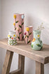 Vas, Blomma, rosa, H12cm