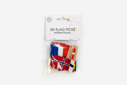 Cockailflaggor International 50-pack