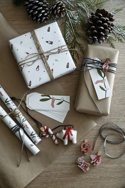 Juladresser, Julstrumpa, Christmas Ornaments, 2 ass, 12/påse