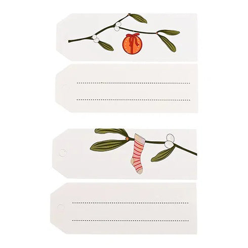 Juladresser, Julstrumpa, Christmas Ornaments, 2 ass, 12/påse