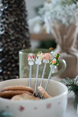 Julprydnader, Bestick, 4/set, H11cm