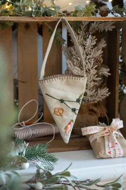 Kon, H21cm, Christmas Ornaments, Bomull, Vit