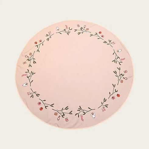 Julgransmatta, Dia.120cm, Natur