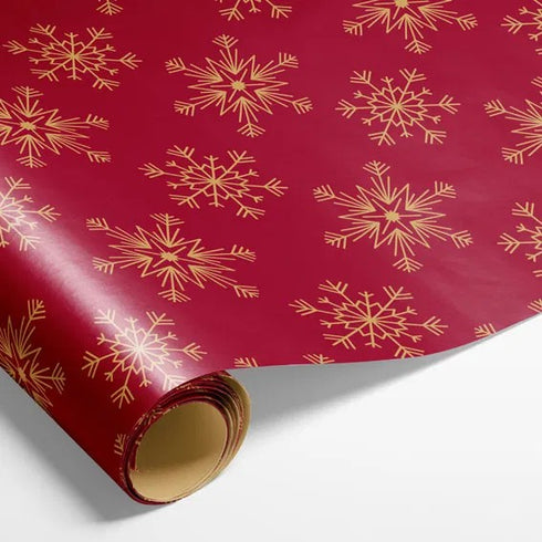 Presentpapper, Jingle Doodle, Röd, 5 m