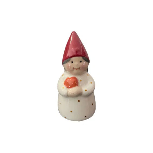 Tomtegumma figur, H 7cm, Familjen Noel