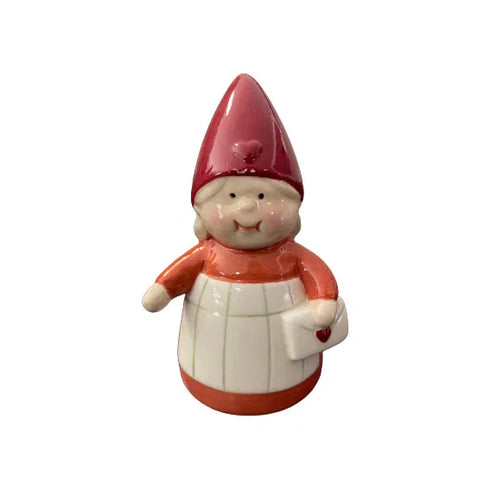 Tomtegumma figur, H 8,5cm, Familjen Noel