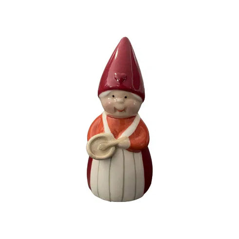 Tomtegumma figur, H 10cm, Familjen Noel