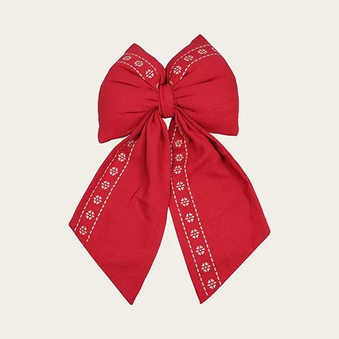 Julrosett, H30cm, Röd