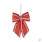 Julrosett, H 12,5cm, Röd