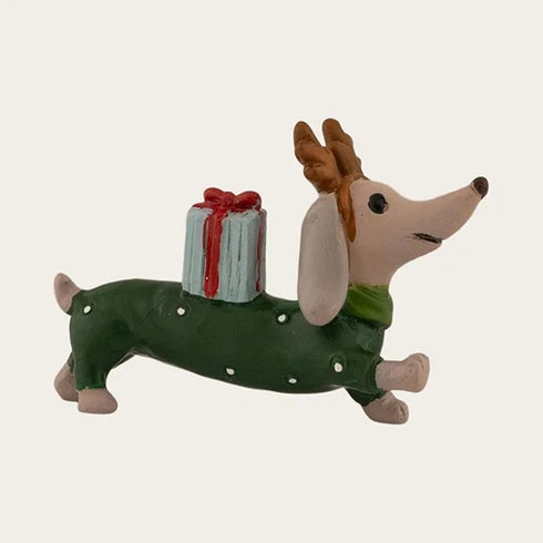 Jultax, grön, H5cm