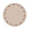 Julgransmatta Jultaxar, Beige, Dia, 120cm