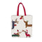 Fabric bag, Christmas Dachshunds, H 42cm