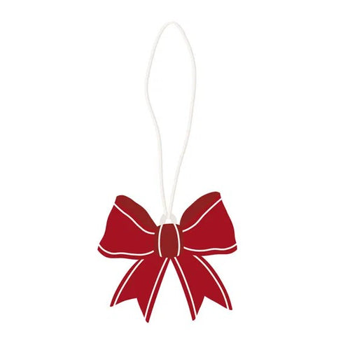 Julrosett, H 5cm, Stengods, Röd