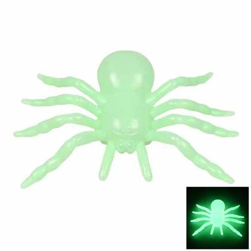 Halloween spindel Neongrön, H 10,5 cm