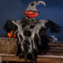 Halloween fågelskrämma, LED, ljud & ljus, H 125 cm