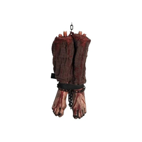 Hallweendekoration, hängande fötter, H 46CM