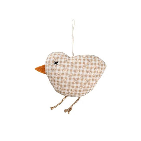 Beige kyckling för upphängning, H 20cm