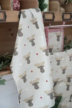 Kökshandduk för barn, Älgmotiv