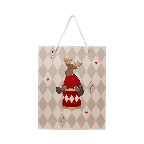 Presentpåse Julälg H32cm