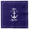 Servetter, 3-lags, Blå, Ankare, Nautiska