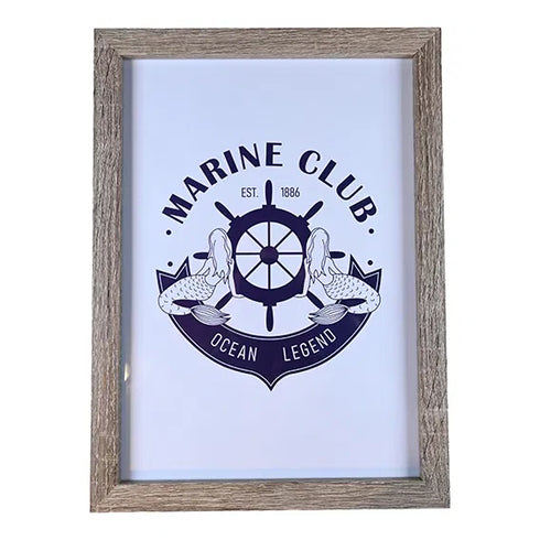 Marin Club, Bild med ram, A4