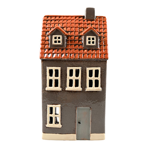 Keramikhus, Blått, H 24cm