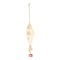 Fish for hanging, H 23cm, Wood, Cream