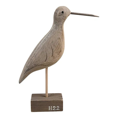 Fågel, H 26cm, Grå, Nautisk