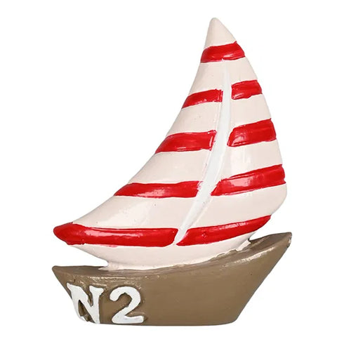Kylskåpsmagnet, Segelbåt, W5cm, flerfärgad