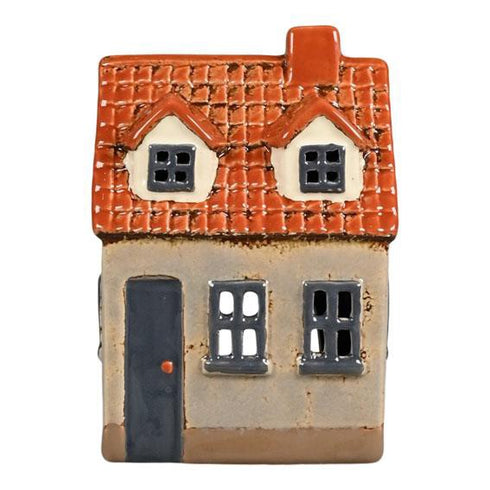 Keramikhus, Grått, H 15cm