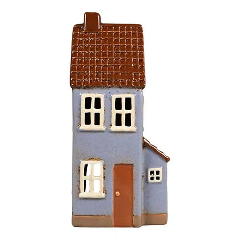 Keramikhus, Lila, H 24cm