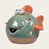 Fish, H 17.4 cm, Ceramic, Blue