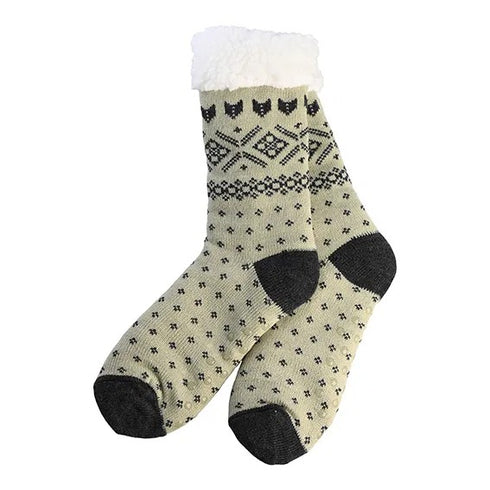 Strumpor för män, storlek 41-46, Vit/Grå