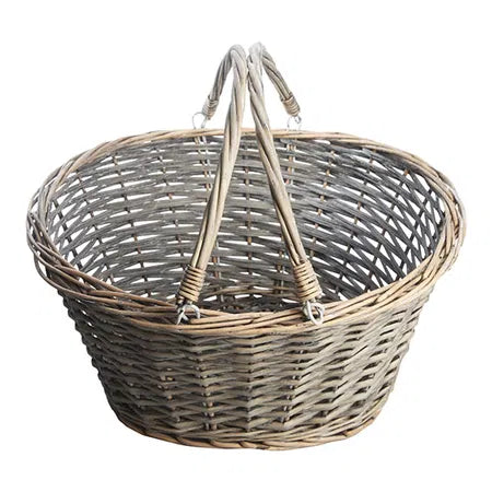 Basket, with handle, H22xW40xD37cm