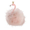 Flamingo, sittande, liten, H12,50xB8xD8cm