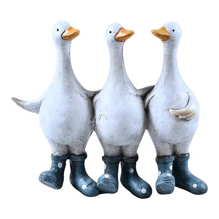 Anka, H 11,5cm, 3ass, Vit, Påsk