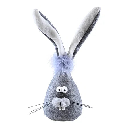 Påskkanin, H 41cm, Grå, Easter rabbits