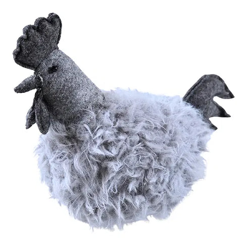 Påskhöna, H 17cm, Grå, Easter chick