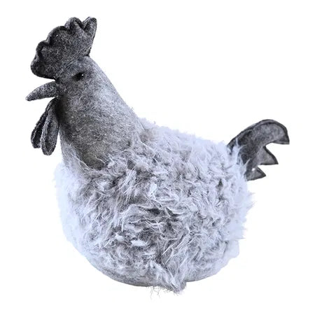 Påskhöna, H 21cm, Grå, Easter chick