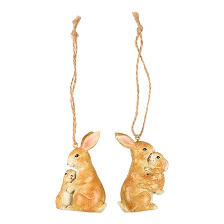 Påskhare, H 7cm, 2ass, Gul