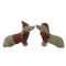 Christmas Dachshund, Brown, 9cm, 2 assorted