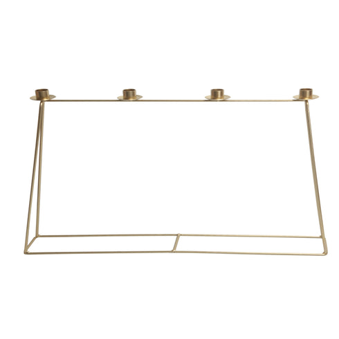 Adventsljusstake guld