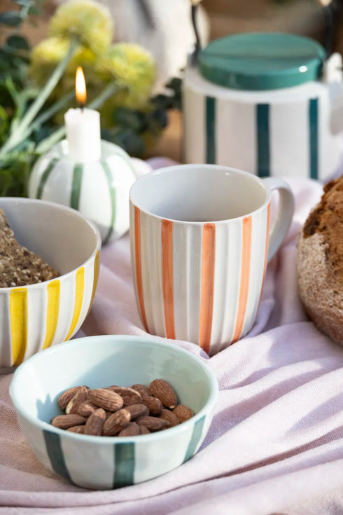 Mugg, m/mönster, H10,8xW8,5cmxD11,5cm